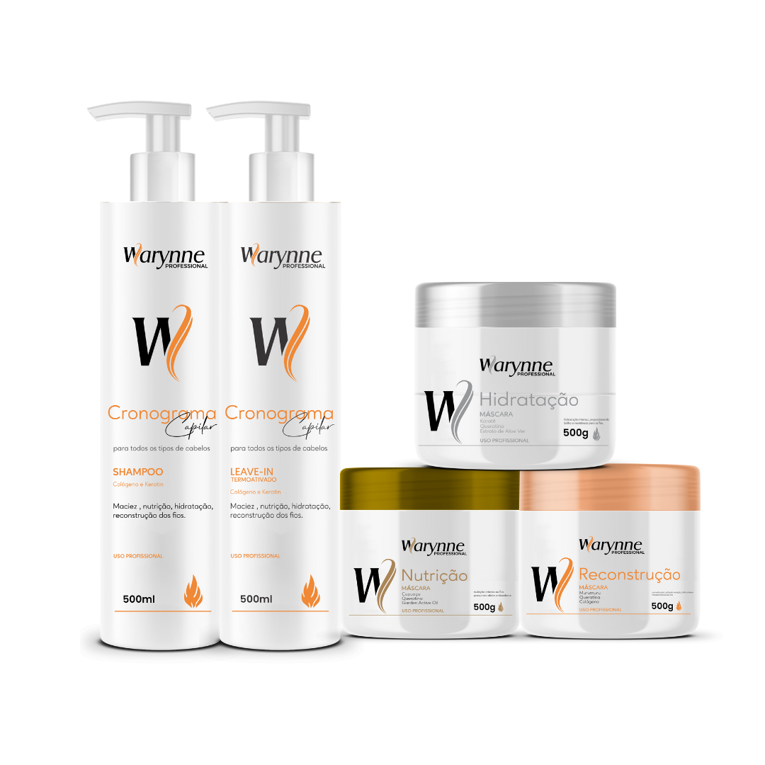 Kit Cronograma Capilar Completo 500ml