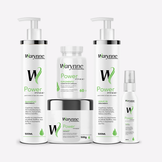 Kit Power Maxx Completo - Crescimento Capilar