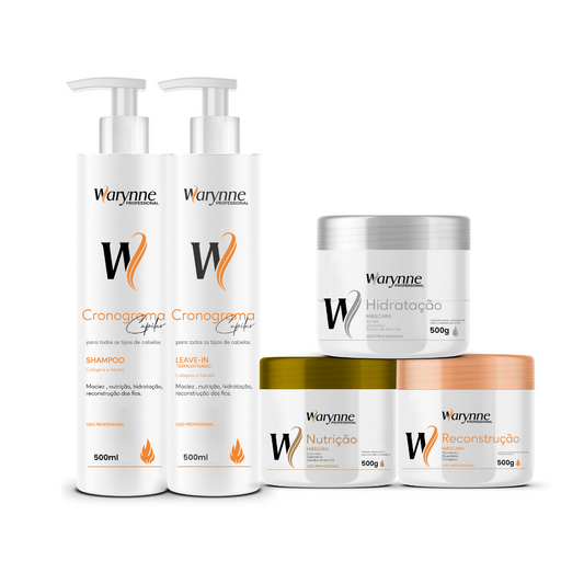 Kit Cronograma Capilar Completo 500ml